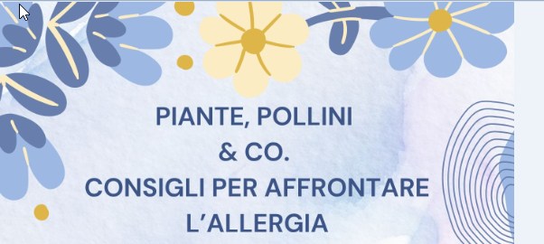 Piante e Pollini – Consigli per le Allergie – 21/04/2026