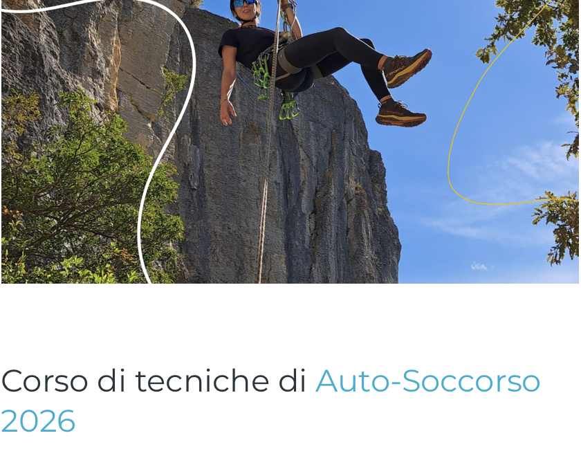 Corso Tecniche di Autosoccorso – Presentazione 22/09/2026